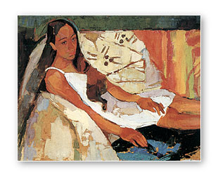 Hawaiian Art Painting By Madge Tennent